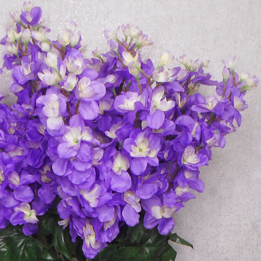 Artificial Garden Delphiniums Purple 75cm Artificial Flowers